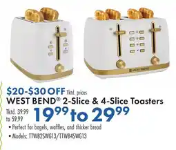 Boscov's WEST BEND 2-Slice & 4-Slice Toasters offer
