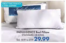 Boscov's INDULGENCE Bed Pillow offer