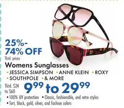 Boscov's Womens Sunglasses offer