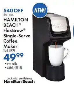 Boscov's HAMILTON BEACH FlexBrew Single-Serve Coffee Maker offer