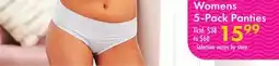 Boscov's Womens 5-Pack Panties offer