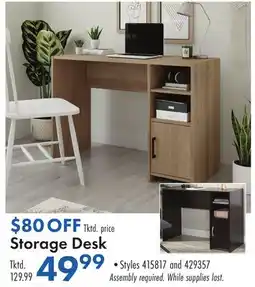 Boscov's Storage Desk offer