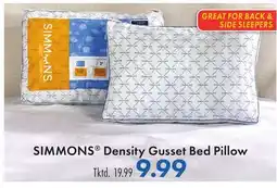 Boscov's SIMMONS Density Gusset Bed Pillow offer