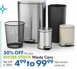 Boscov's Waste Cans offer