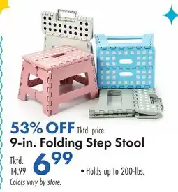 Boscov's 9-in. Folding Step Stool offer
