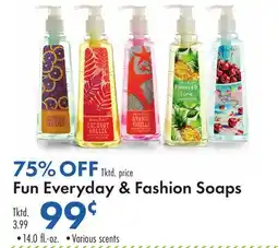Boscov's Fun Everyday & Fashion Soaps offer
