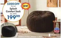 Boscov's Splash Comfort Sack offer