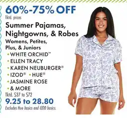 Boscov's Summer Pajamas, Nightgowns, & Robes offer