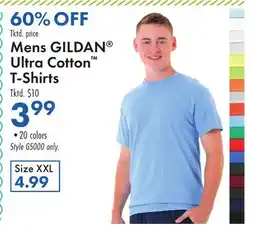 Boscov's Mens GILDAN Ultra Cotton T-Shirts offer