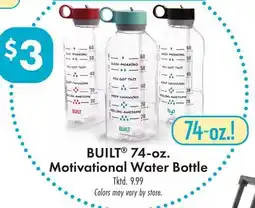Boscov's BUILT 74-oz. Motivational Water Bottle offer