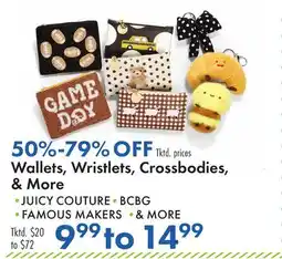 Boscov's Wallets, Wristlets, Crossbodies, & More offer