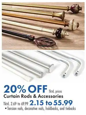 Boscov's Curtain Rods & Accessories offer