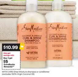 CVS Shea Moisture shampoo or conditioner (excludes 100% Virgin Coconut Oil) offer