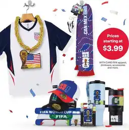 CVS FIFA apparel, drinkware, accessories and more offer