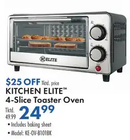 Boscov's KITCHEN ELITE 4-Slice Toaster Oven offer