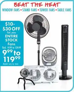 Boscov's ENTIRE STOCK Fans offer