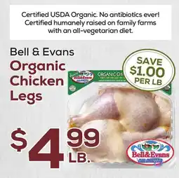 DeCicco & Sons Bell & Evans Organic Chicken Legs offer