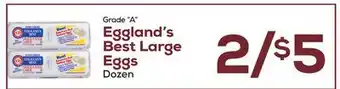 DeCicco & Sons Eggland's Best Large Eggs offer