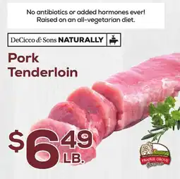 DeCicco & Sons Pork Tenderloin offer
