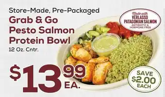 DeCicco & Sons Grab & Go Pesto Salmon Protein Bowl offer