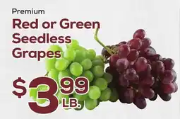 DeCicco & Sons Red or Green Seedless Grapes offer