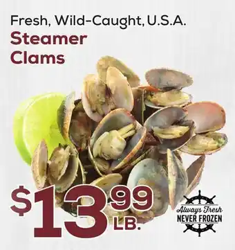 DeCicco & Sons Steamer Clams offer