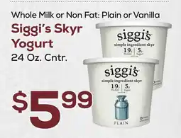DeCicco & Sons Siggi's Skyr Yogurt offer