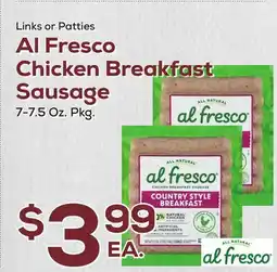 DeCicco & Sons Al Fresco Chicken Breakfast Sausage offer