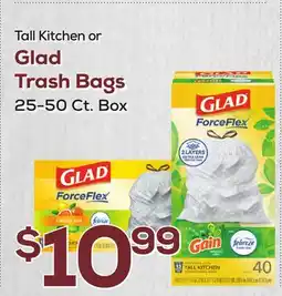 DeCicco & Sons Tall Kitchen or Glad Trash Bags offer