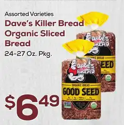 DeCicco & Sons Dave's Killer Bread Organic Sliced Bread offer
