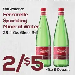 DeCicco & Sons Still Water or Ferrarelle Sparkling Mineral Water offer