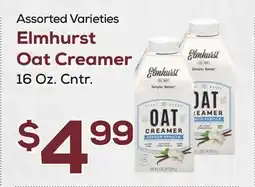 DeCicco & Sons Elmhurst Oat Creamer offer
