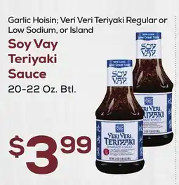 DeCicco & Sons Soy Vay Teriyaki Sauce offer