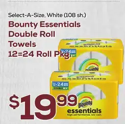 DeCicco & Sons Bounty Essentials Double Roll Towels offer