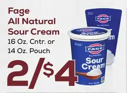 DeCicco & Sons Fage All Natural Sour Cream offer