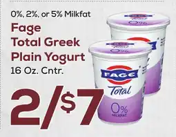 DeCicco & Sons Fage Total Greek Plain Yogurt offer