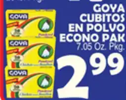 Bravo Supermarkets GOYA CUBITOS EN POLVO ECONO PAK offer