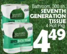 Bravo Supermarkets SEVENTH GENERATION TISSUE offer