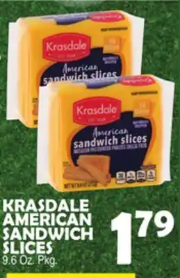 Bravo Supermarkets KRASDALE AMERICAN SANDWICH SLICES offer