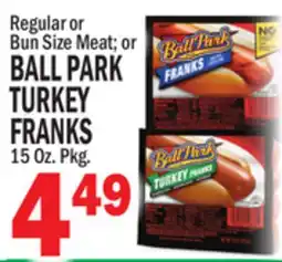 Bravo Supermarkets BALL PARK TURKEY FRANKS offer