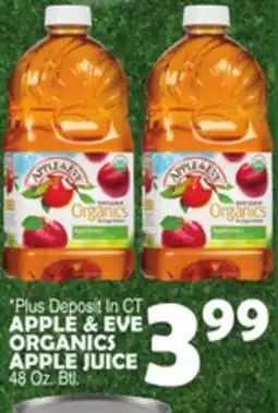 Bravo Supermarkets APPLE & EVE ORGANICS APPLE JUICE offer