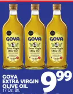 Bravo Supermarkets GOYA EXTRA VIRGIN OLIVE OIL offer