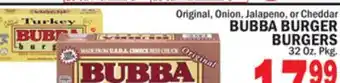 Bravo Supermarkets BUBBA BURGER BURGERS offer