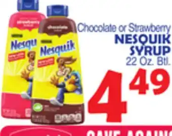 Bravo Supermarkets NESQUIK SYRUP offer