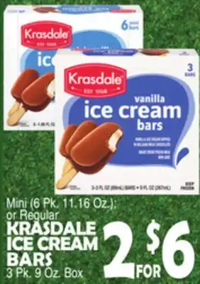 Bravo Supermarkets KRASDALE ICE CREAM BARS offer
