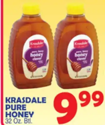 Bravo Supermarkets KRASDALE PURE HONEY offer