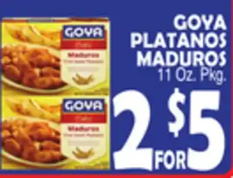 Bravo Supermarkets GOYA PLATANOS MADUROS offer