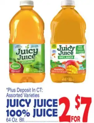 Bravo Supermarkets JUICY JUICE 100% JUICE offer