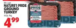 Bravo Supermarkets NATURE'S PRIDE GROUND TURKEY offer