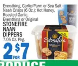 Bravo Supermarkets STONEFIRE NAAN DIPPERS offer
